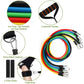 11Pcs Resistance Bands Set Fitness Workout Tubes