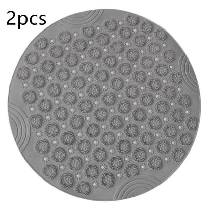 Textured Surface Round Shower Mat