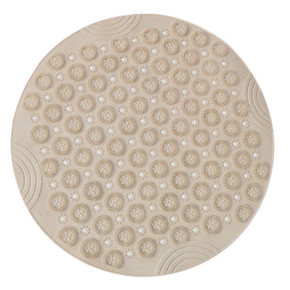 Textured Surface Round Shower Mat