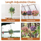 4Pcs 9.64In Diameter Hanging Planter
