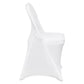 VEVOR White Stretch Spandex Chair Covers