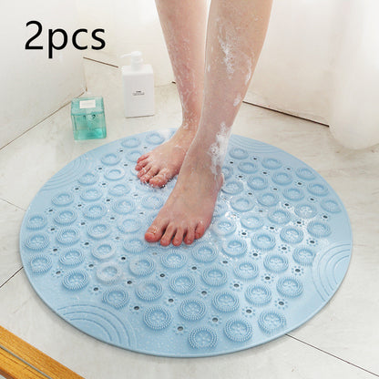 Textured Surface Round Shower Mat