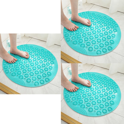 Textured Surface Round Shower Mat