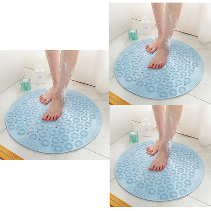 Textured Surface Round Shower Mat