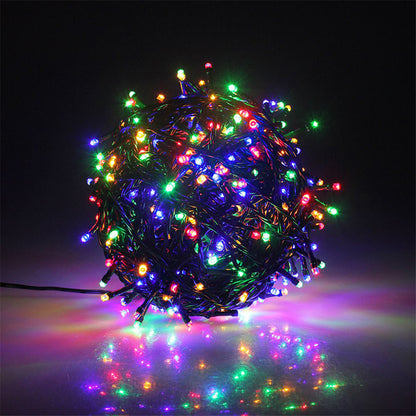 Dark Green Line LED Low Voltage String Lights